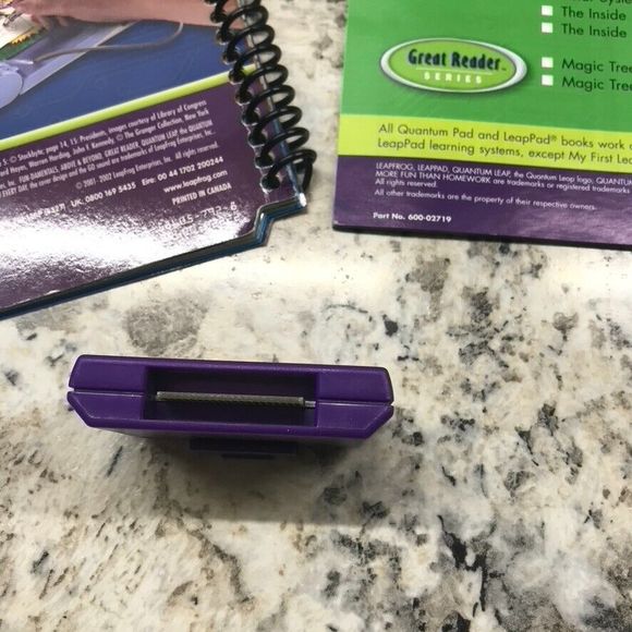 Quantum Leap Pad Interactive Sample 3-5 Grades Cartridge, Parent Guide & Book - Picture 4 of 4